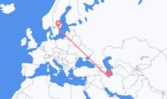 Flights from Tehran to Norrköping
