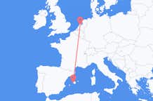Flyreiser fra Amsterdam, Nederland til Palma, Spania