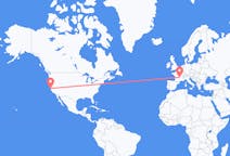 Flights from San Francisco, the United States to Clermont-Ferrand, France