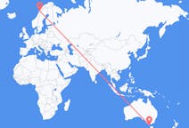 Flights from King Island, Australia to Bodø, Norway