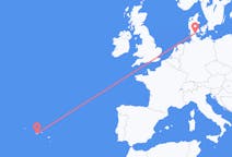Flights from Sønderborg, Denmark to Pico Island, Portugal