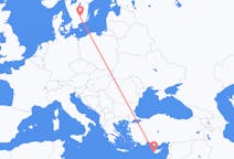 Flights from Paphos, Cyprus to Växjö, Sweden