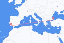 Flyreiser fra Istanbul, til Faro-distriktet