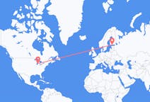 Flights from Grand Rapids to Helsinki