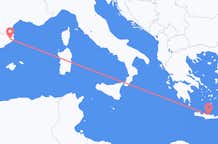 Flyrejser fra Girona, Spanien til Iraklio, Grækenland