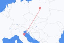 Flights from Łódź, Poland to Rimini, Italy