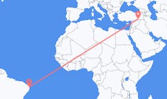 Flights from João Pessoa, Paraíba, Brazil to Mardin, Turkey
