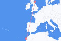 Flights from Agadir, Morocco to Newcastle upon Tyne, England