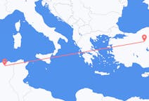 Flyrejser fra Constantine, Algeriet til Ankara, Tyrkiet