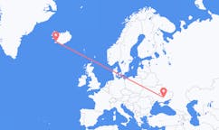 Flyg från staden Zaporizhia till staden Reykjavik