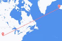 Flyg från Denver, USA till Reykjavík, Island