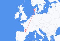 Flights from Lourdes, France to Esbjerg, Denmark