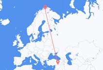 Flyreiser fra Lakselv, Norge til Sanliurfa, Tyrkia