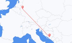Flyg från Mostar till Köln