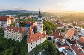 Private one way Sightseeing transfer from Zel am See to Prague via Cesky Krumlov