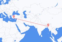 Flights from Aizawl, India to Antalya, Turkey