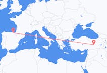 Flyrejser fra Elazig, Tyrkiet til Bilbao, Spanien