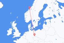 Loty z miasta Ørland do miasta Drezno