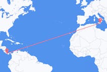 Flyreiser fra David, Chiriquí, Panama til Catania, Italia