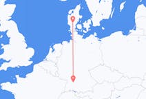 Flyreiser fra Billund, Danmark til Stuttgart, Tyskland