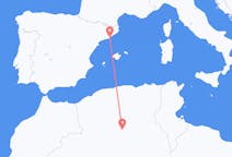 Flyreiser fra Ghardaïa, Algerie til Barcelona, Spania