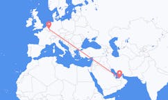 Flyrejser fra Abu Dhabi, De Forenede Arabiske Emirater til Liège, Belgien