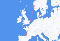 Flights from Haugesund, Norway to Biarritz, France