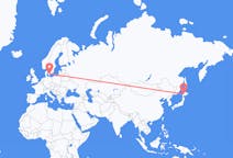 Flyrejser fra Sapporo, Japan til København, Danmark