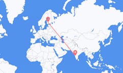 Flyrejser fra Hubli-Dharwad, Indien til Tampere, Finland