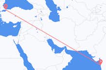 Flug frá Mumbai til Istanbúl