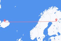 Voli da Akureyri, Islanda a Kuusamo, Finlandia