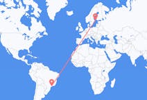 Flyrejser fra São Paulo, Brasilien til Mariehamn, Åland