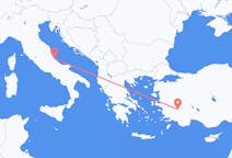 出发地 土耳其出发地 代尼茲利目的地 意大利佩斯卡拉的航班