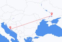 Loty z Zaporizhia, Ukraina z Split, Chorwacja