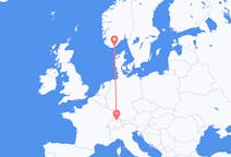 Flights from Zürich, Switzerland to Kristiansand, Norway