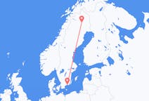Vols de Gällivare, Suède vers Karlskrona, Suède