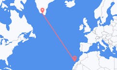 Voli da Ajuy, Spagna to Qaqortoq, Groenlandia