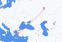 Flyg från Samara, Ryssland till Samos, Grekland