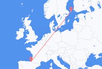 Flyg från Mariehamn, Åland till San Sebastian, Spanien