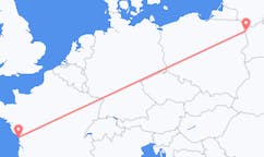 Flights from La Rochelle, France to Grodno, Belarus