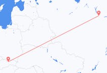 Fly fra Poprad til Nizjnij Novgorod