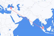 Flyrejser fra Pekanbaru, Indonesien til Kayseri, Tyrkiet