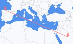 沙特阿拉伯出发地 盖西姆省飞往沙特阿拉伯飞往 圣地亚哥德尔蒙特的航班