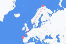 Flyreiser fra Lakselv, Norge til Porto, Portugal
