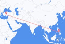 Flyreiser fra Bacolod, Filippinene til Konya, Tyrkia