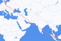 Flyg från Palembang, Indonesien till Dresden, Tyskland