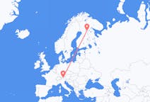 Flyreiser fra Kuusamo, til Innsbruck