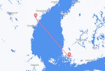 Рейсы из Соллефтео, Швеция в Турку, Финляндия