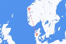 Flights from Førde, Norway to Billund, Denmark