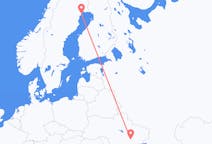 Vluchten van Lulea, Zweden naar Zaporizja, Oekraïne